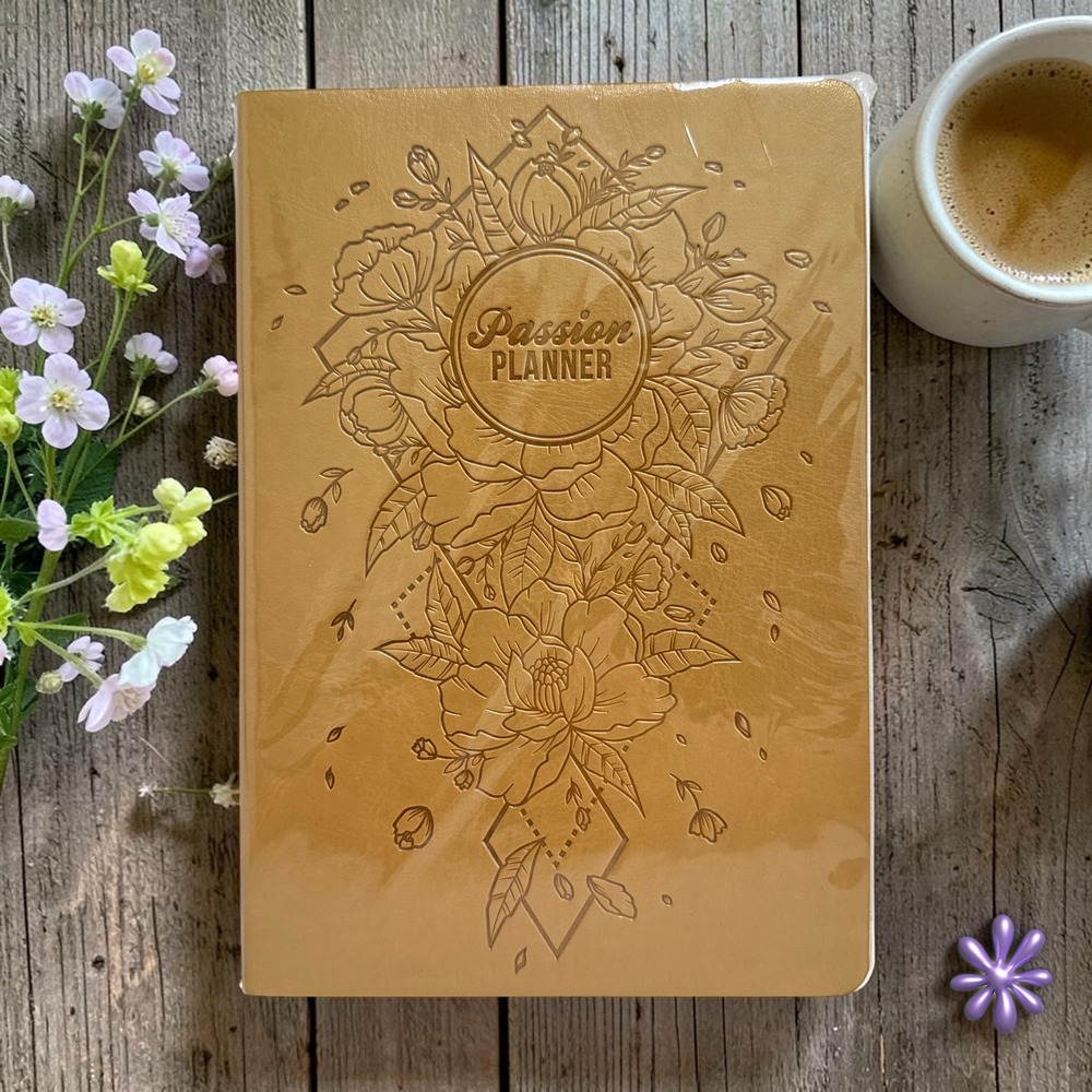 Passion Planner Daily Undated Radiant Gold Planner | NEW Sealed | 5.8"x8.3"